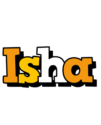Isha cartoon logo