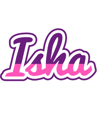 Isha cheerful logo