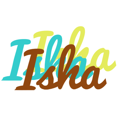 Isha cupcake logo