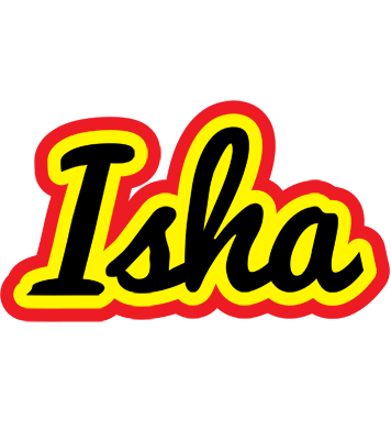 Isha flaming logo
