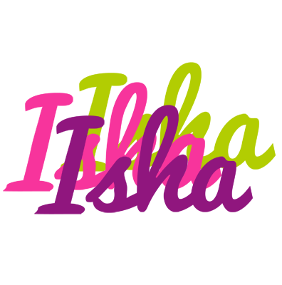 Isha flowers logo