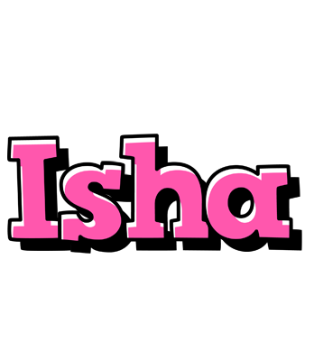 Isha girlish logo