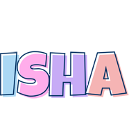 Isha pastel logo