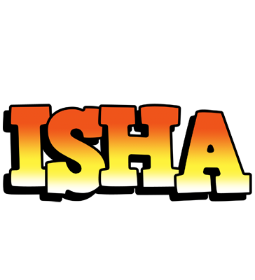 Isha sunset logo