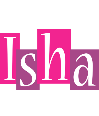 Isha whine logo
