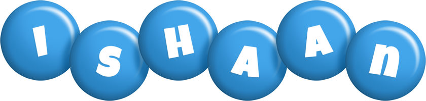 Ishaan candy-blue logo