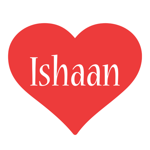 Ishaan love logo