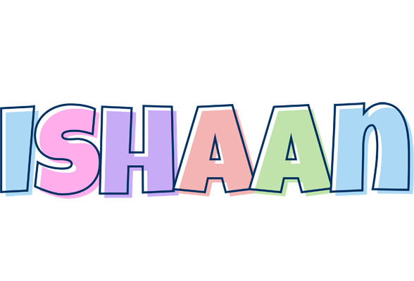 Ishaan pastel logo