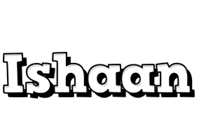 Ishaan snowing logo