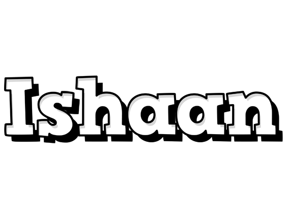 Ishaan snowing logo