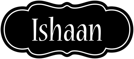 Ishaan welcome logo