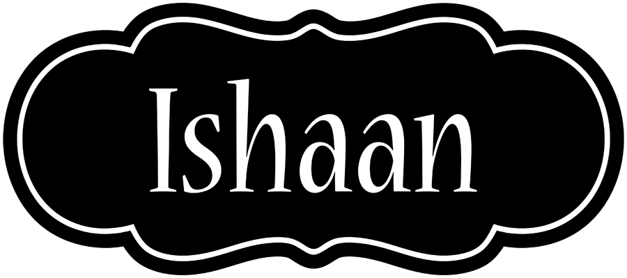 Ishaan welcome logo