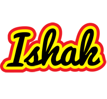 Ishak flaming logo