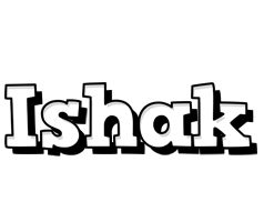 Ishak snowing logo