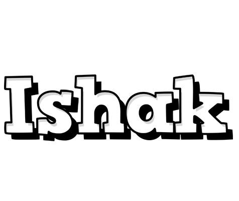 Ishak snowing logo