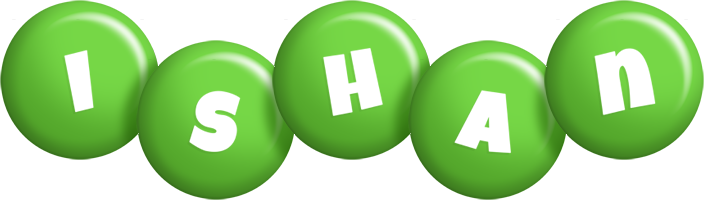 Ishan candy-green logo