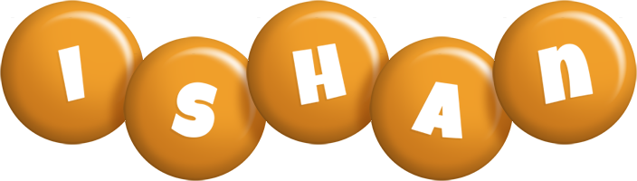 Ishan candy-orange logo