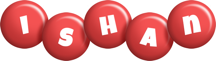 Ishan candy-red logo