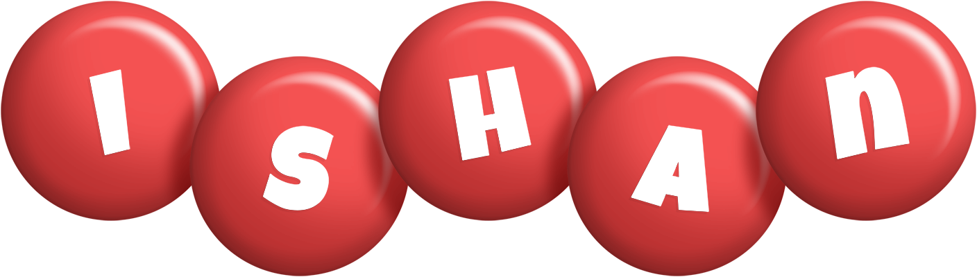 Ishan candy-red logo