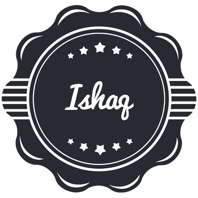 Ishaq badge logo