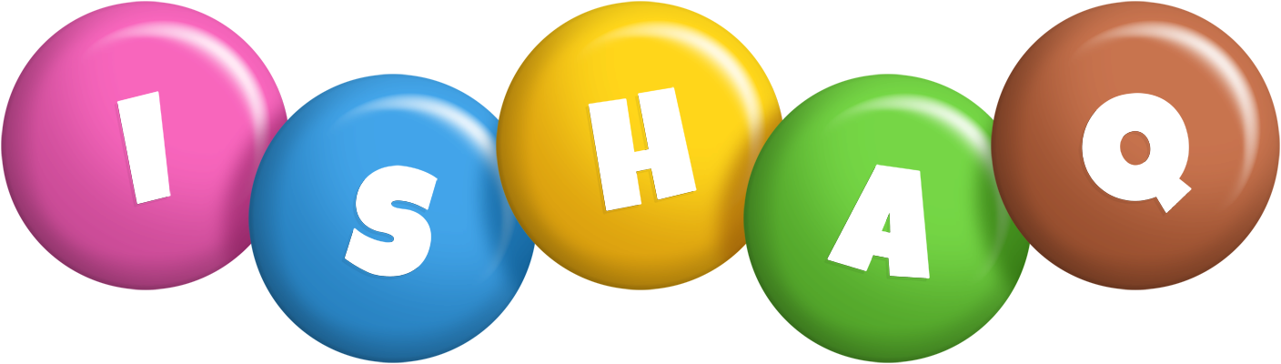 Ishaq candy logo