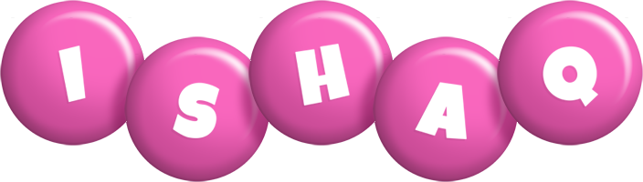 Ishaq candy-pink logo