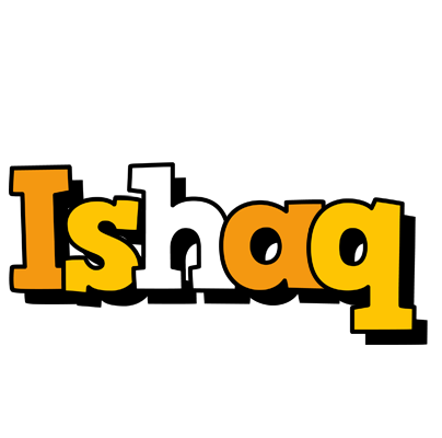 Ishaq cartoon logo