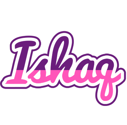 Ishaq cheerful logo