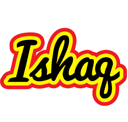 Ishaq flaming logo
