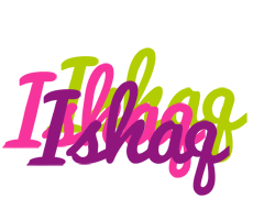 Ishaq flowers logo