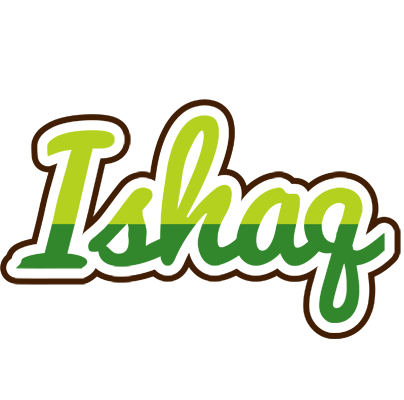 Ishaq golfing logo