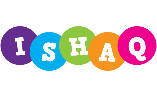 Ishaq happy logo