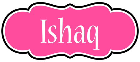 Ishaq invitation logo