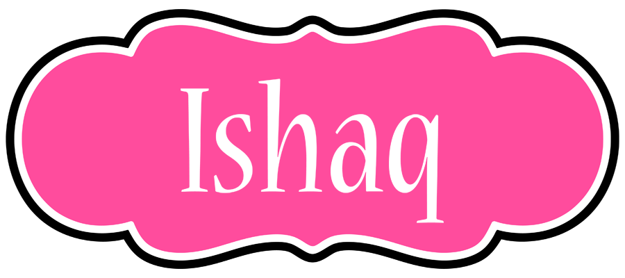 Ishaq invitation logo