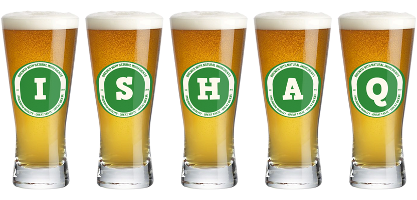 Ishaq lager logo