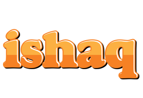 Ishaq orange logo