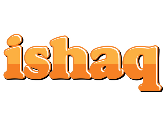 Ishaq orange logo