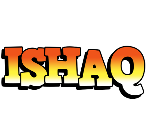 Ishaq sunset logo