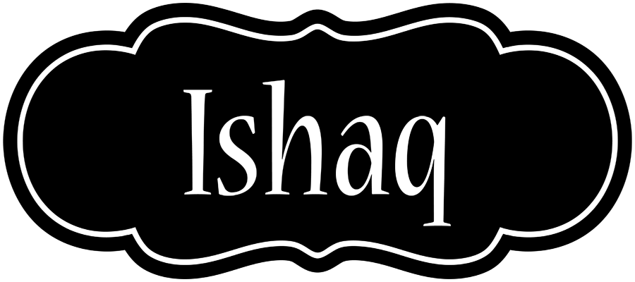 Ishaq welcome logo