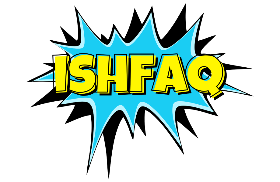 Ishfaq amazing logo