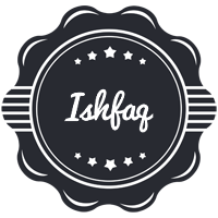 Ishfaq badge logo