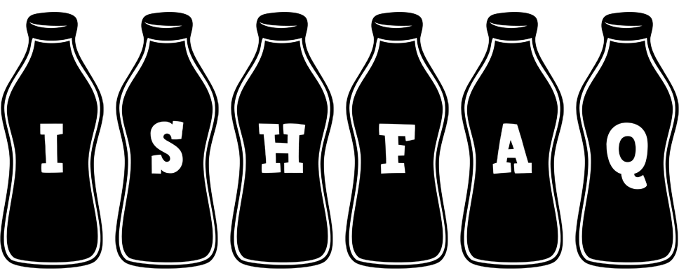 Ishfaq bottle logo