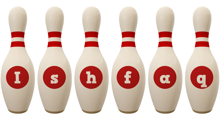 Ishfaq bowling-pin logo