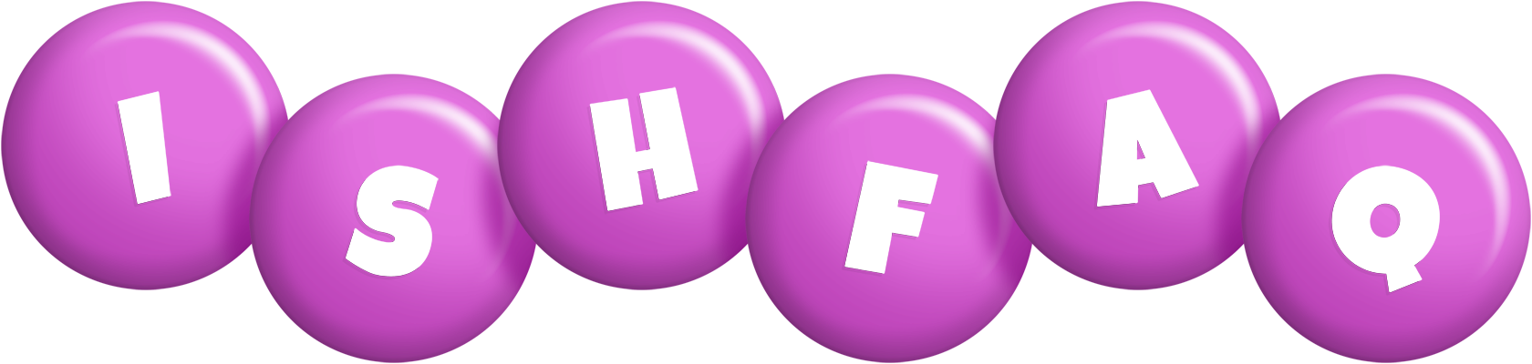 Ishfaq candy-purple logo