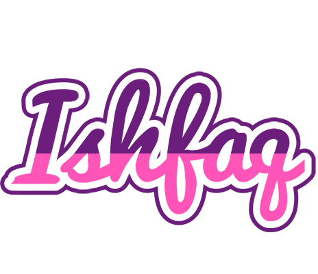 Ishfaq cheerful logo