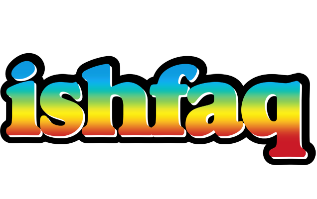 Ishfaq color logo