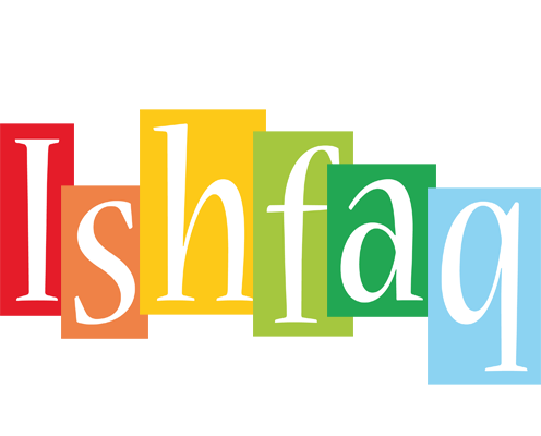 Ishfaq colors logo