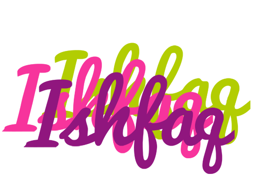 Ishfaq flowers logo