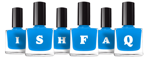 Ishfaq glossy logo
