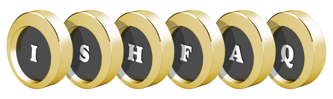 Ishfaq gold logo